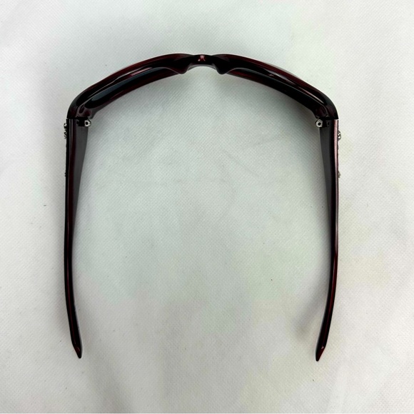 Dior Limited Red Swarovski Crystals Oval Gradient Lens Acetate Sunglasses - Picture 11 of 14